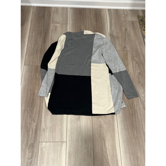 Vila Milano, Gray, Black, Long Line Cardigan Size XS, KB106 - Picture 4 of 4